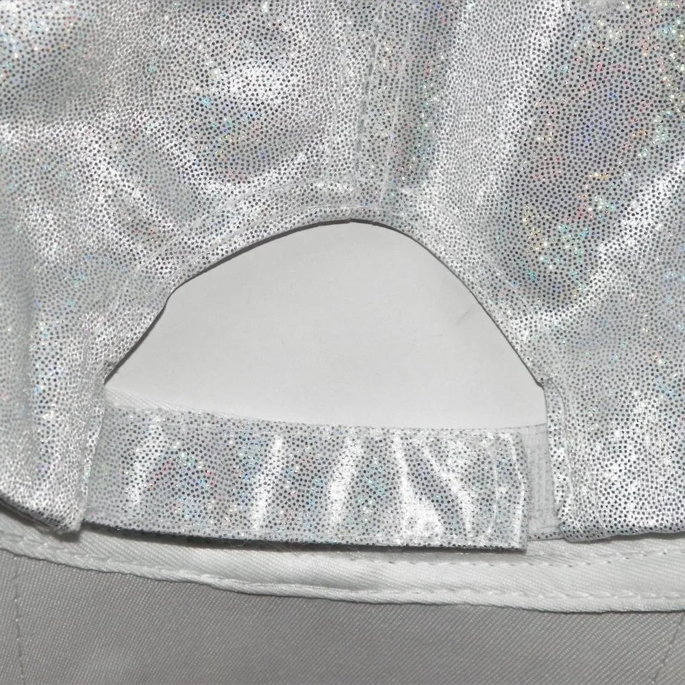 Barbie Silver Glitter Baseball Cap Hat